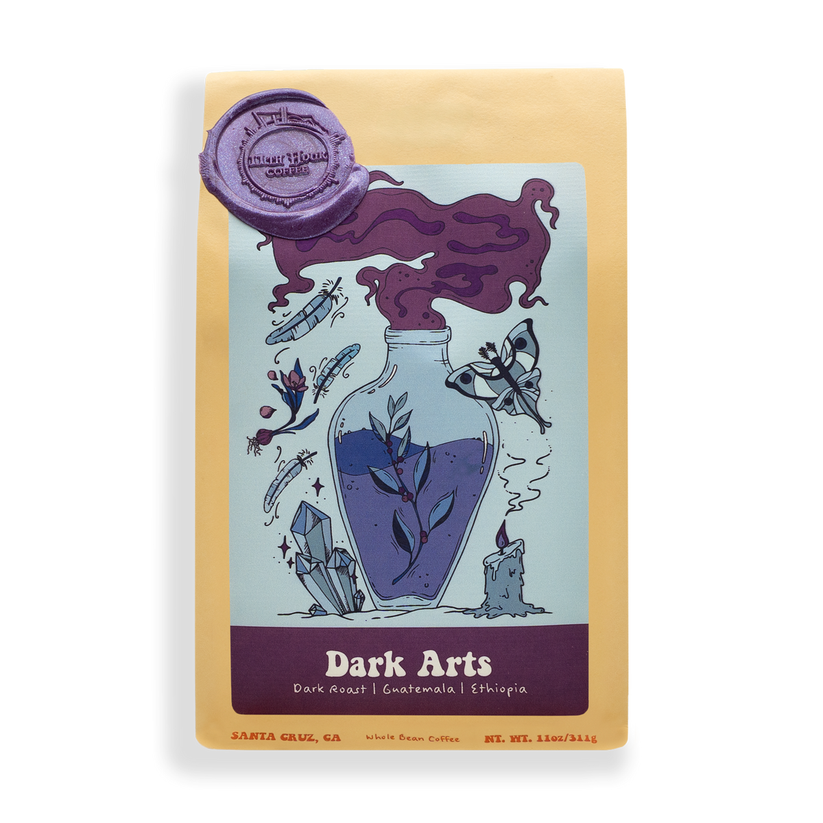 Dark Arts bag of coffee/product photo from 11th Hour Coffee