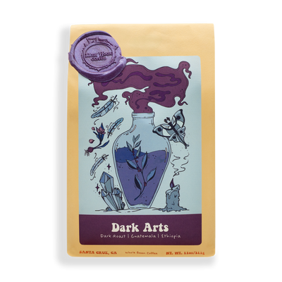 Dark Arts bag of coffee/product photo from 11th Hour Coffee