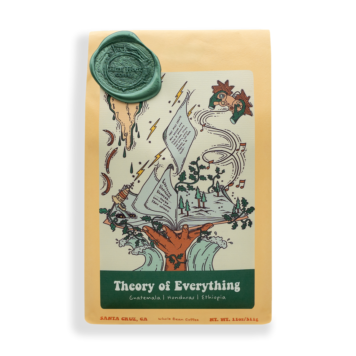 Theory of Everything bag of coffee/product photo from 11th Hour Coffee