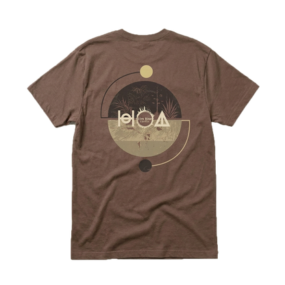 11th Hour X H.S.A Brown Tee bag/product photo from 11th Hour Coffee — back view