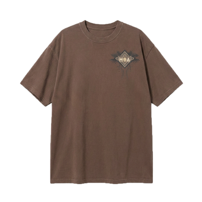 11th Hour X H.S.A Brown Tee bag/product photo from 11th Hour Coffee — front view