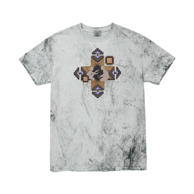 11th Hour X H.S.A Tie-Dye Tee Grey Shirt/product photo from 11th Hour Coffee